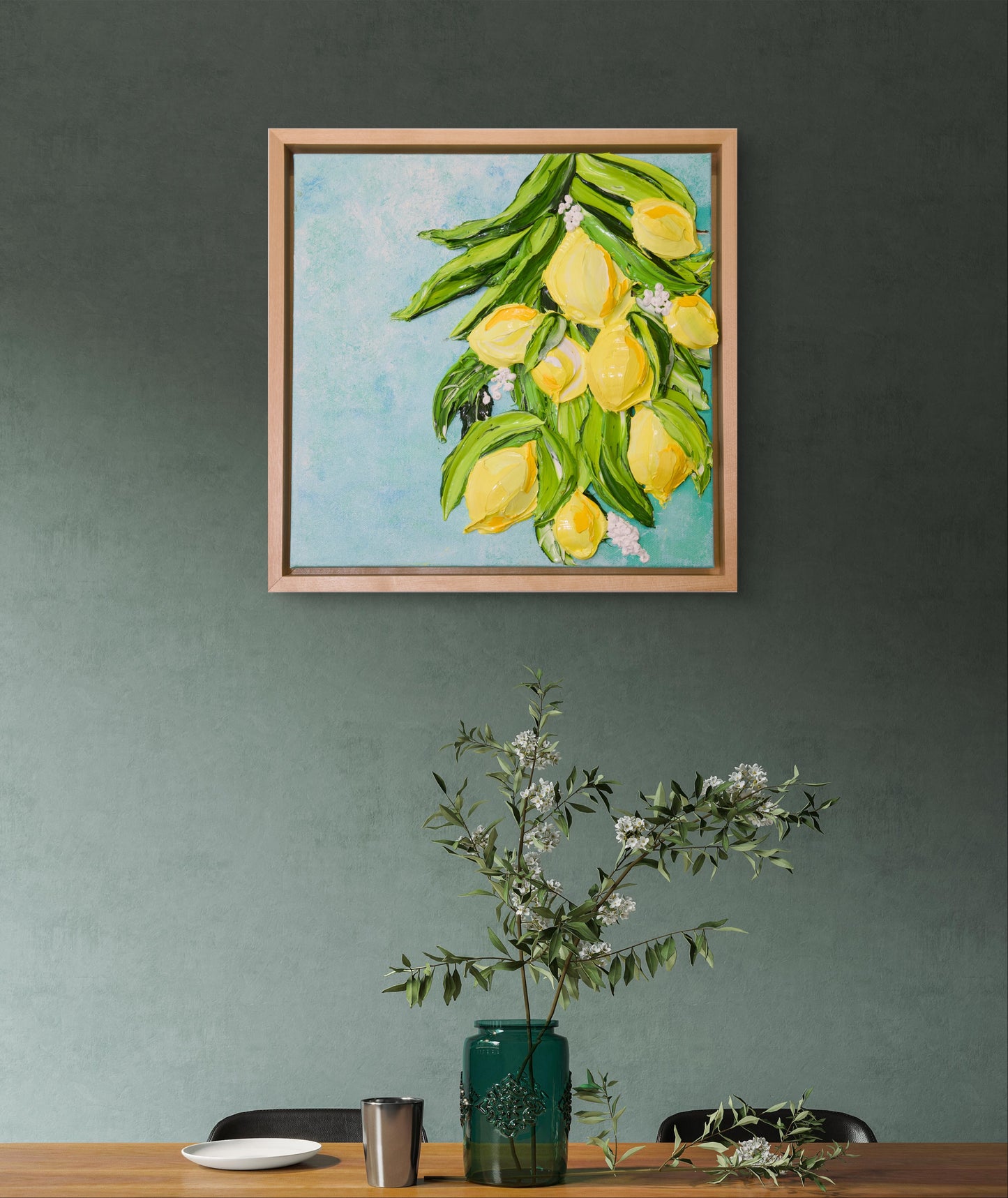 Zest Of Life | Super Thick Texture Art | Lemons Tree