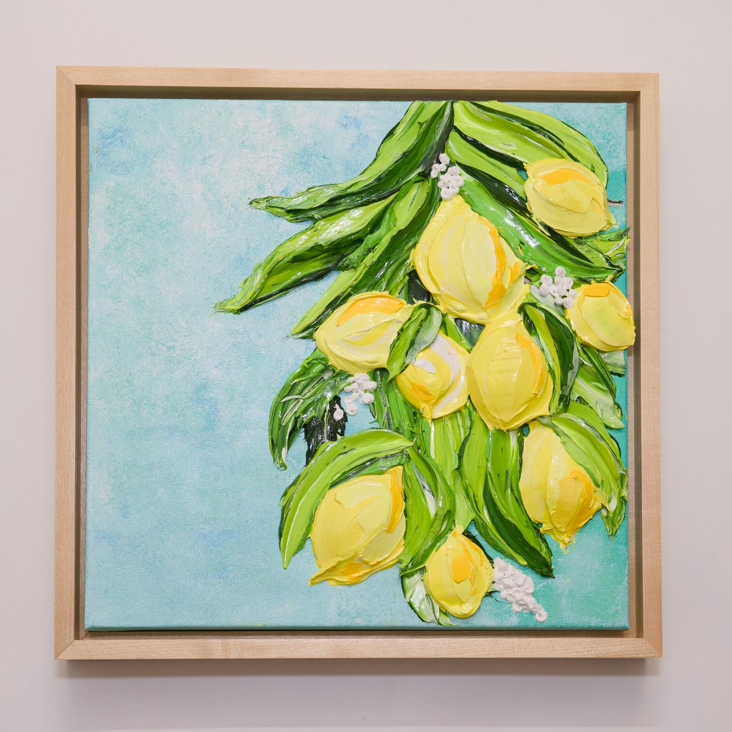 Zest Of Life | Super Thick Texture Art | Lemons Tree