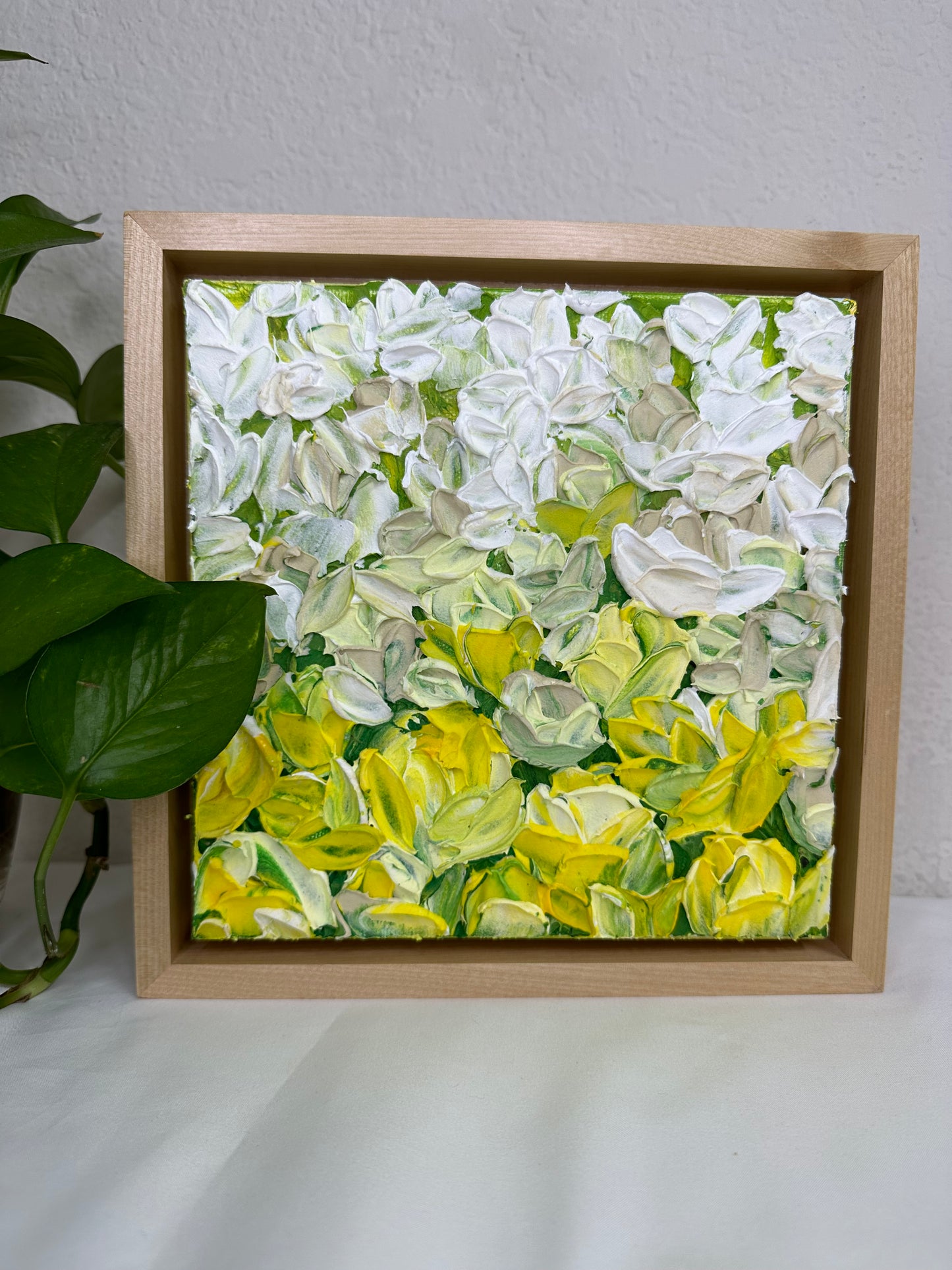 Textured Floral Abstract Art | Original Art | Texture Florals | Abstract texture