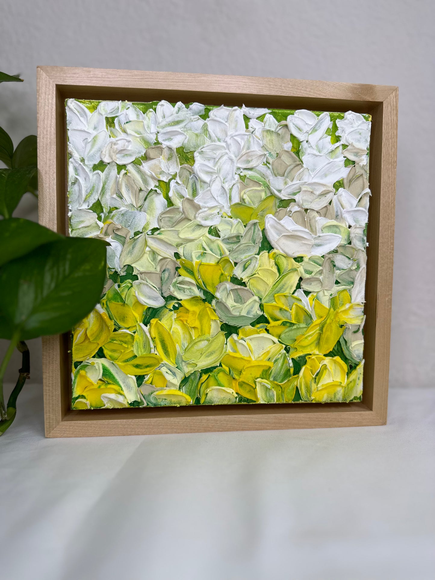 Textured Floral Abstract Art | Original Art | Texture Florals | Abstract texture