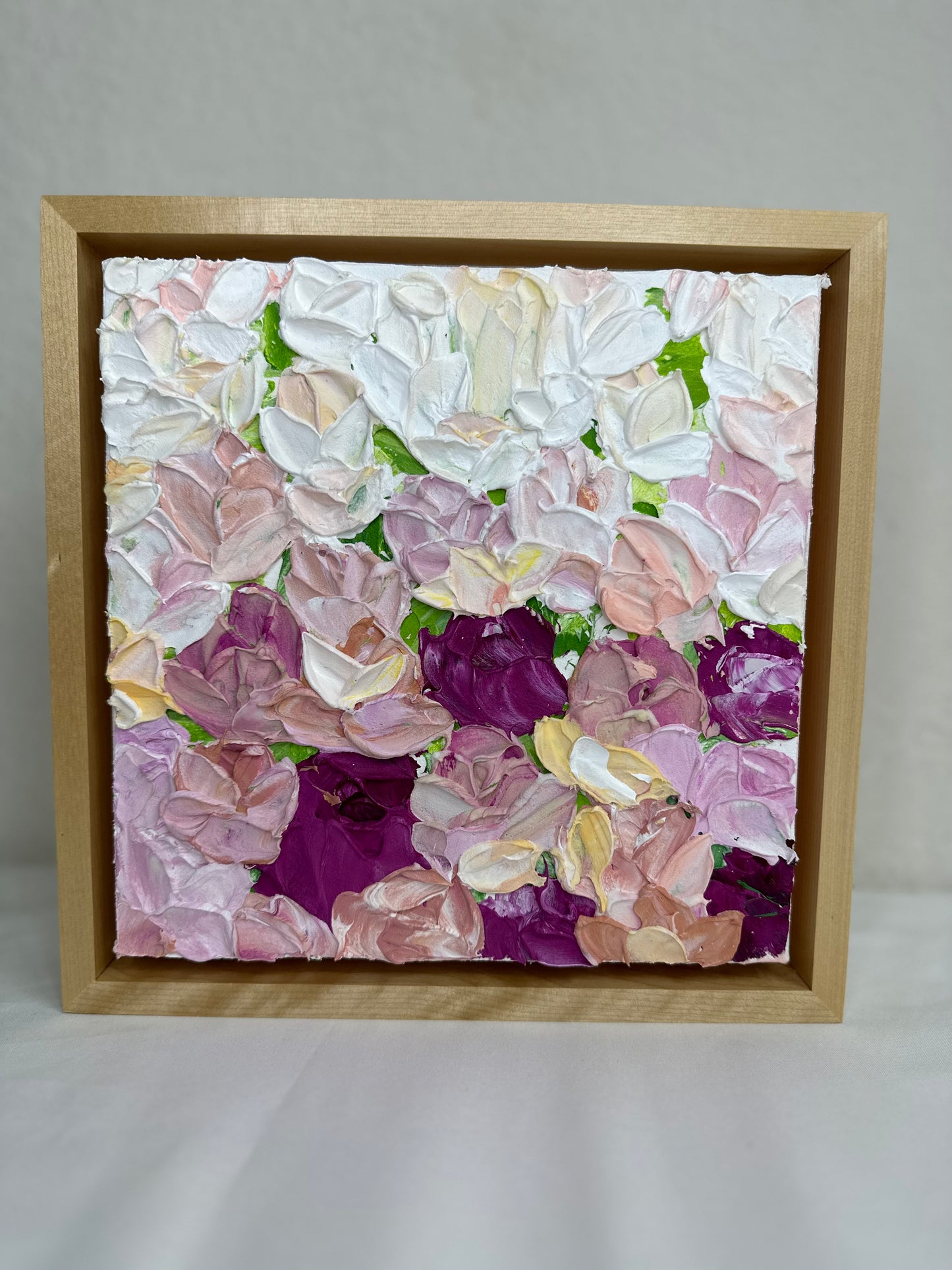 Textured Floral Abstract Art | Original Art | Floral Art | Texture Abstract