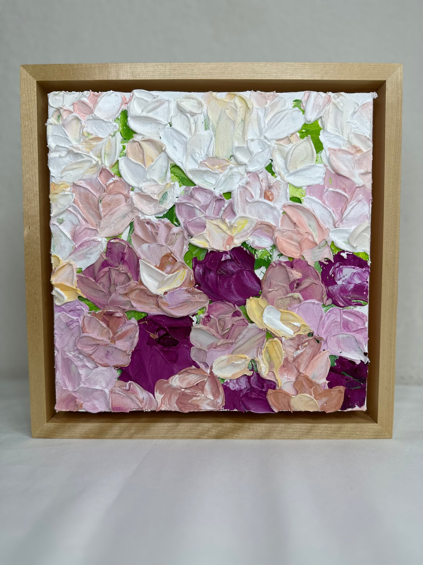Textured Floral Abstract Art | Original Art | Floral Art | Texture Abstract