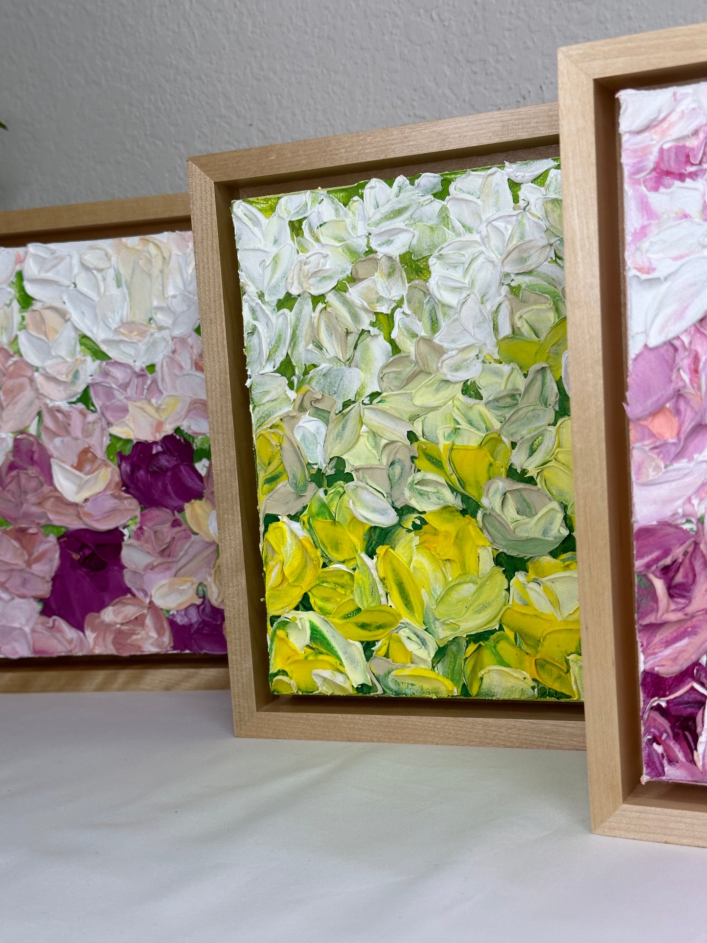 Textured Floral Abstract Art | Original Art | Floral Art | Texture Abstract
