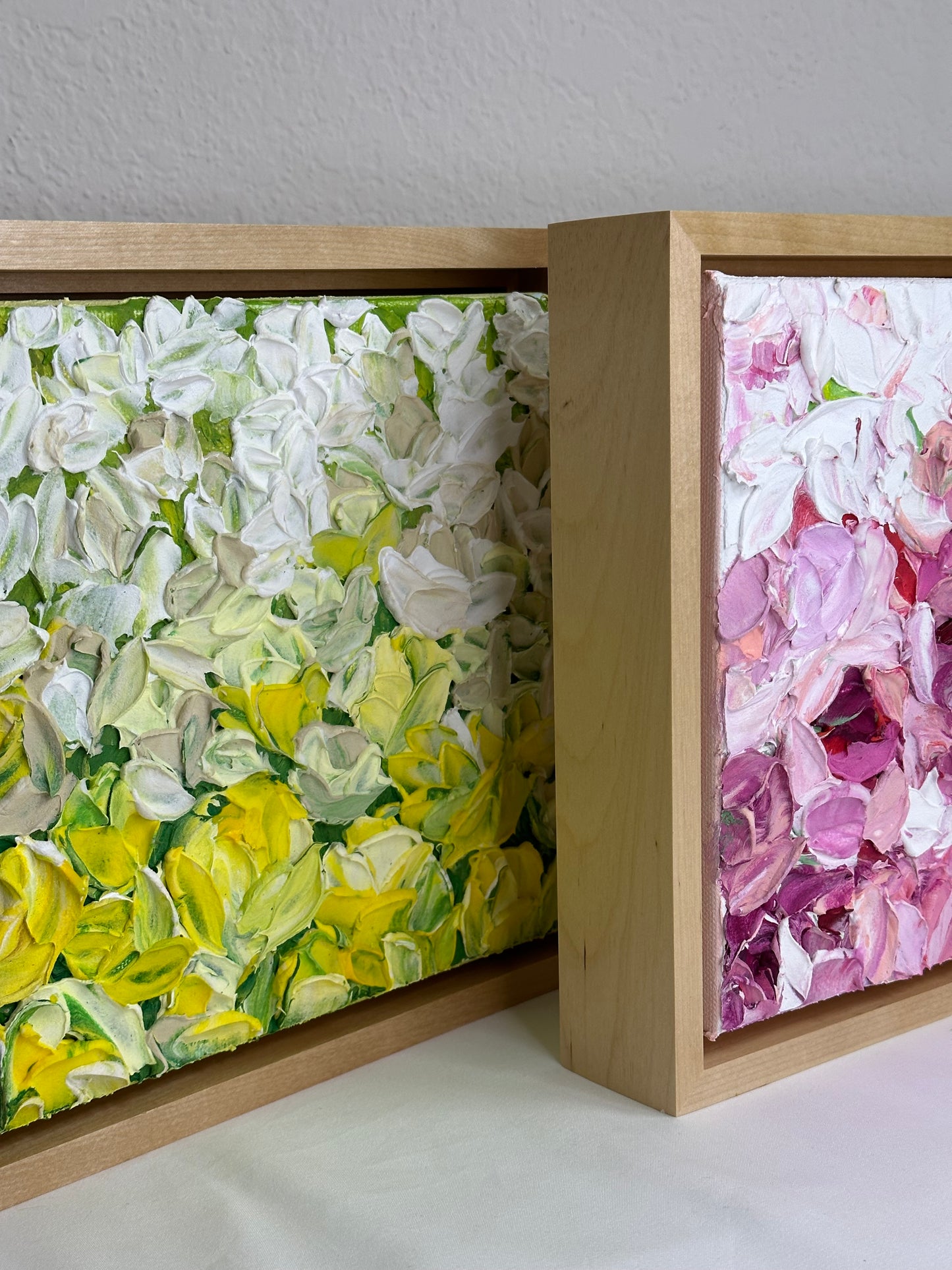 Textured Floral Abstract Art | Original Art | Floral Art | Texture Abstract