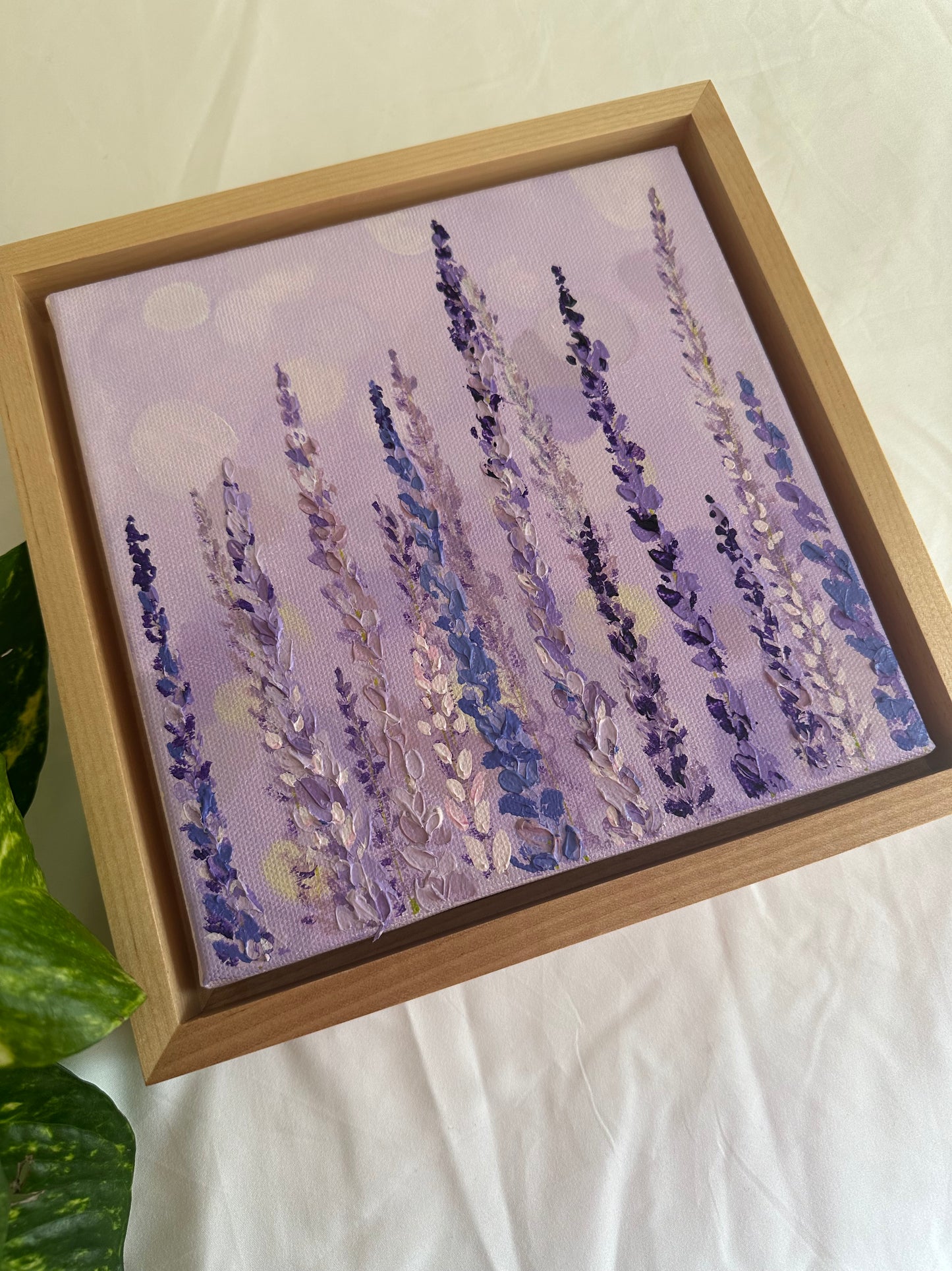 Lavender Abstract Art | Texture Art | Spring Floral Art | Gifts | Home Decor