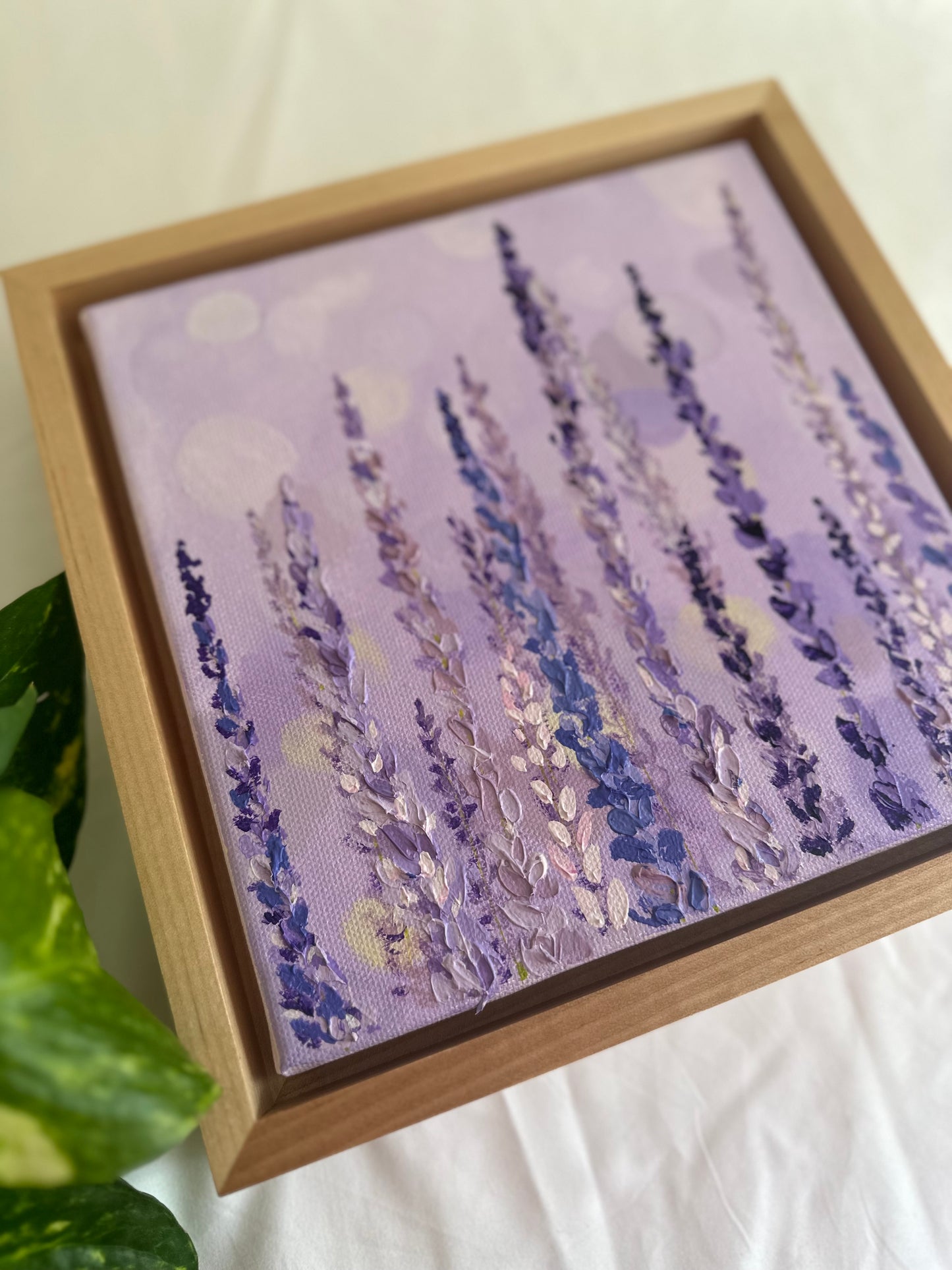 Lavender Abstract Art | Texture Art | Spring Floral Art | Gifts | Home Decor