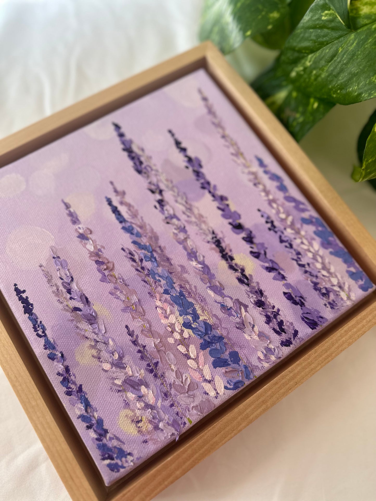 Lavender Abstract Art | Texture Art | Spring Floral Art | Gifts | Home Decor