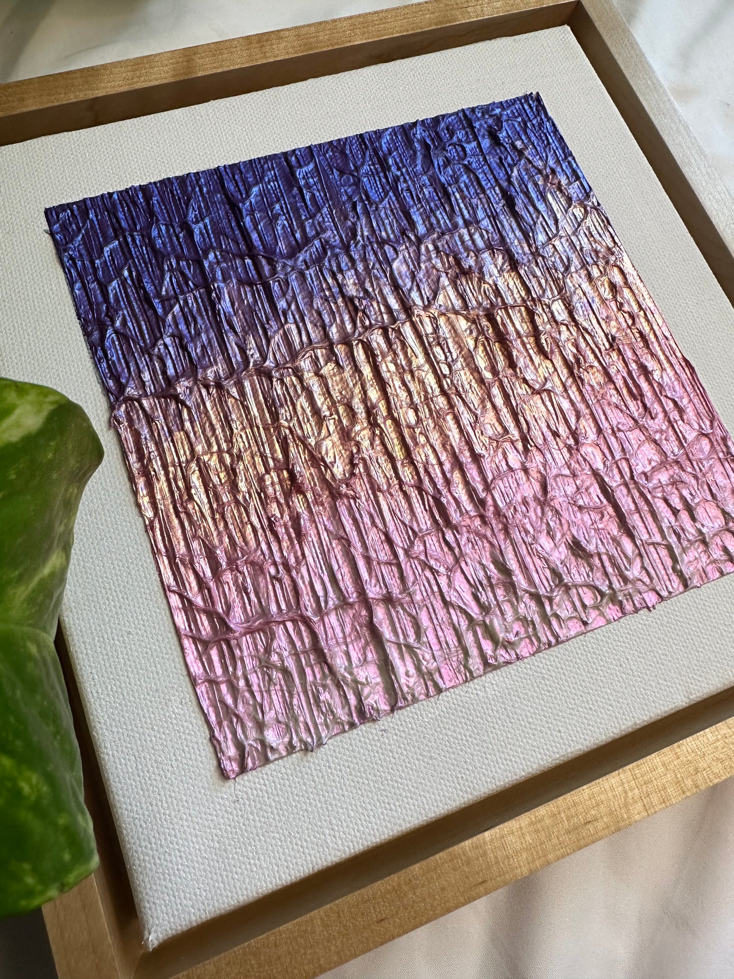 Peaceful Sunset | Original Abstract Art on Canvas | Texture Art