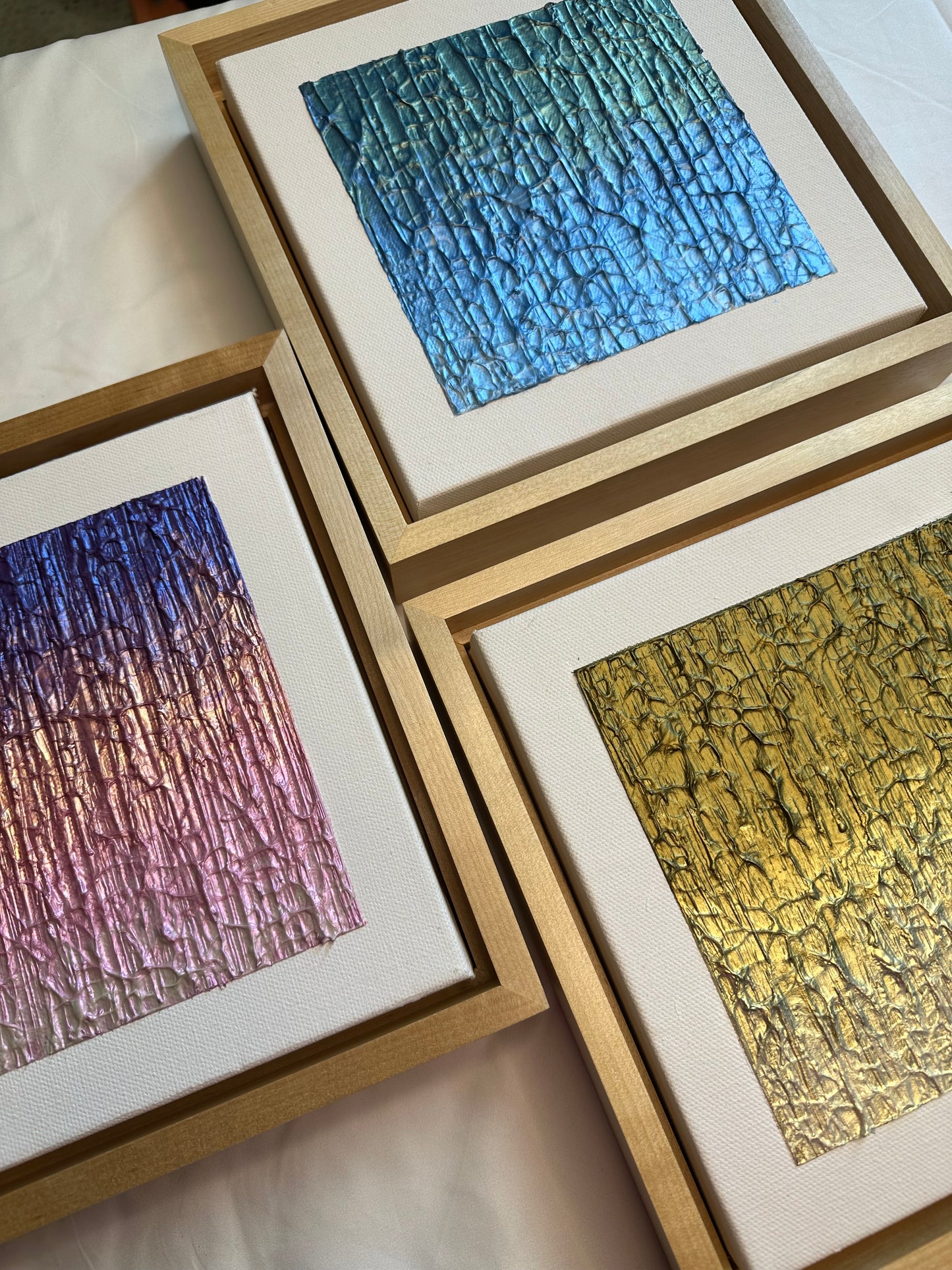 Sunset | Original Abstract Art on Canvas | Shimmer Collection