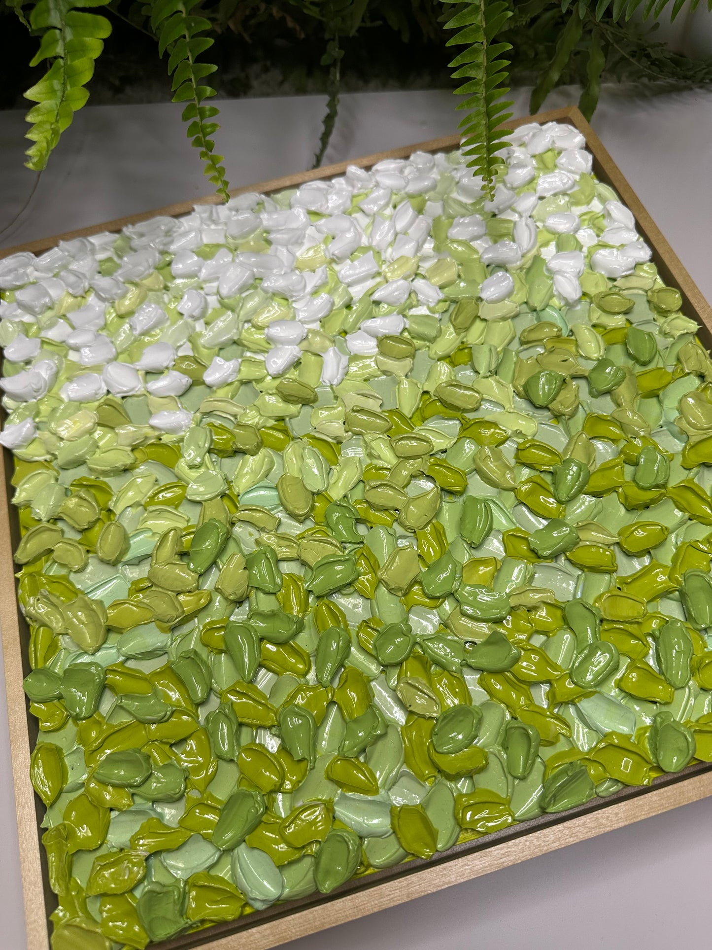 The Pause We Forget to Take 13 × 13 in — Original Textured Abstract