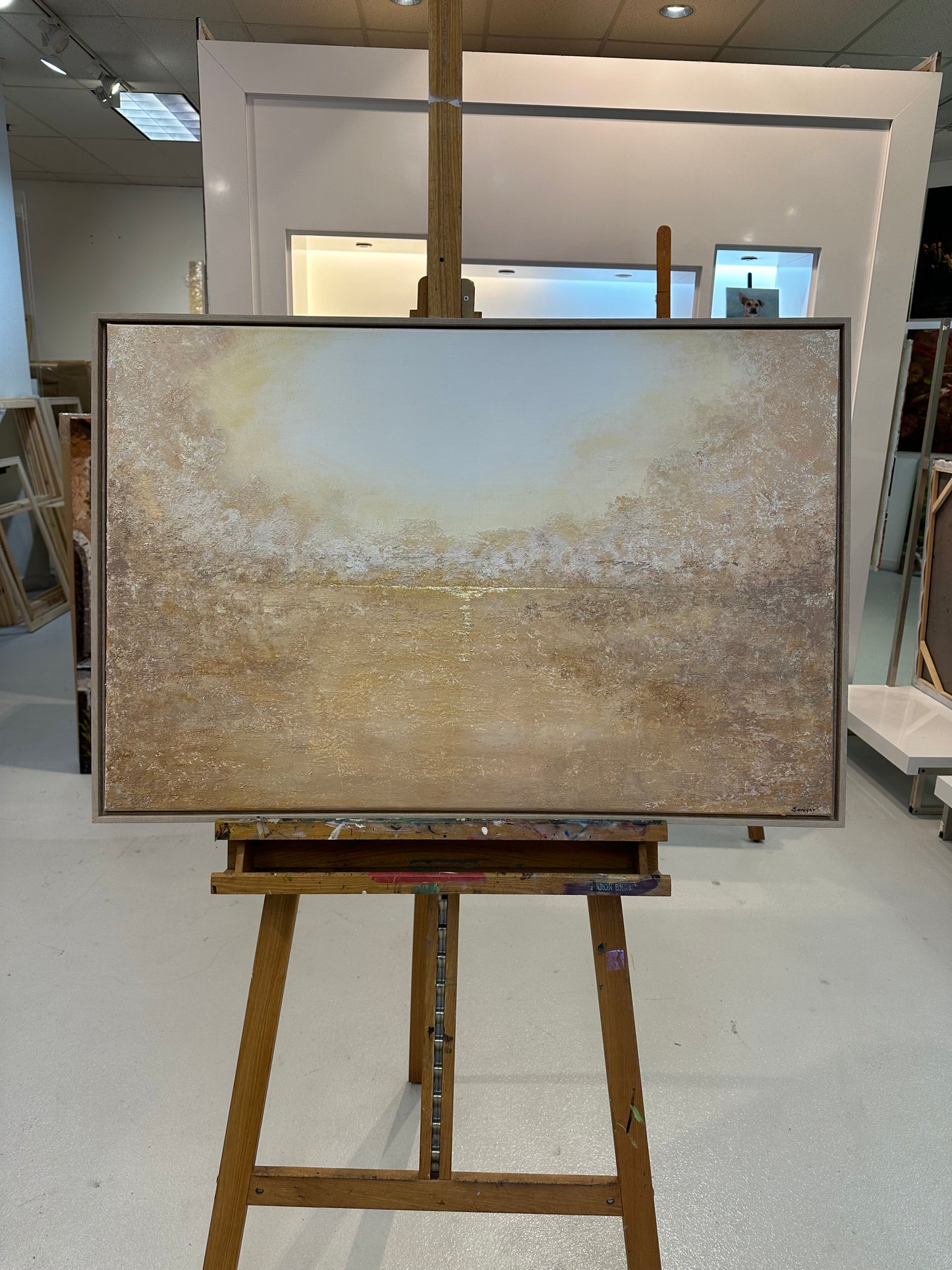 Calm Oasis | Original Painting | Textured Art | Modern Abstract Art
