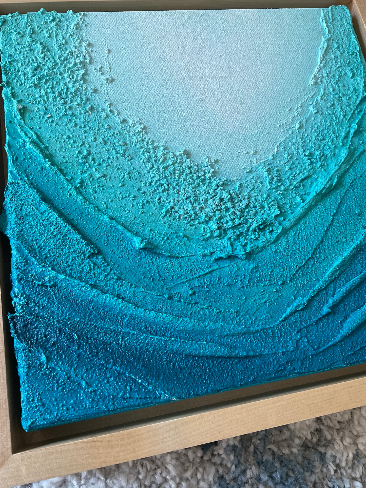 Deep Ocean | Textured Art | Original Painting