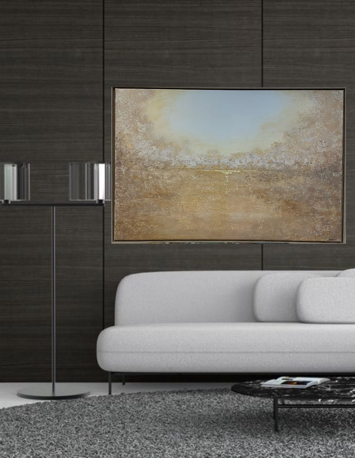 Calm Oasis | Original Painting | Textured Art | Modern Abstract Art
