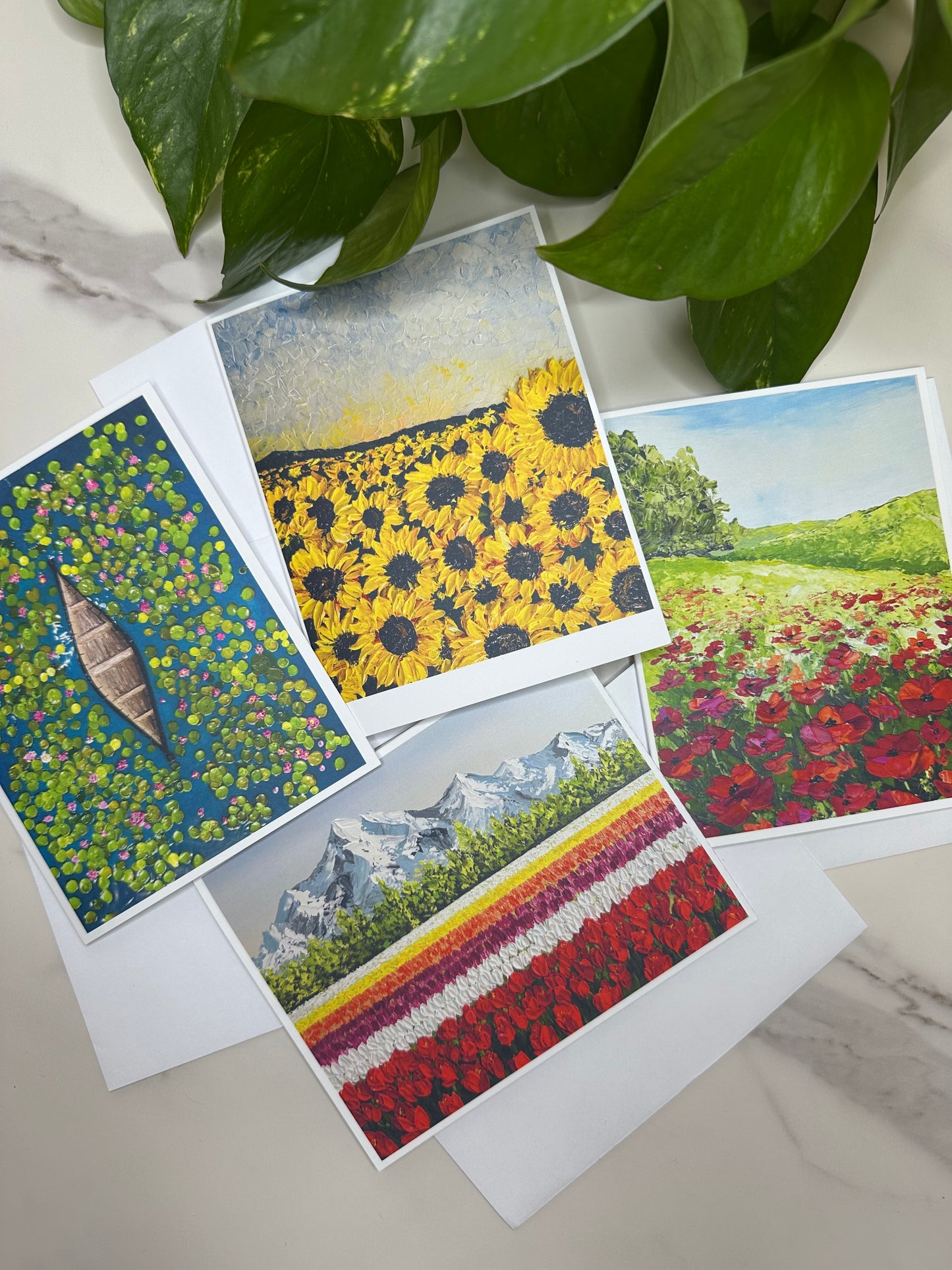 Greeting Card Set of 4 | Blank Cards