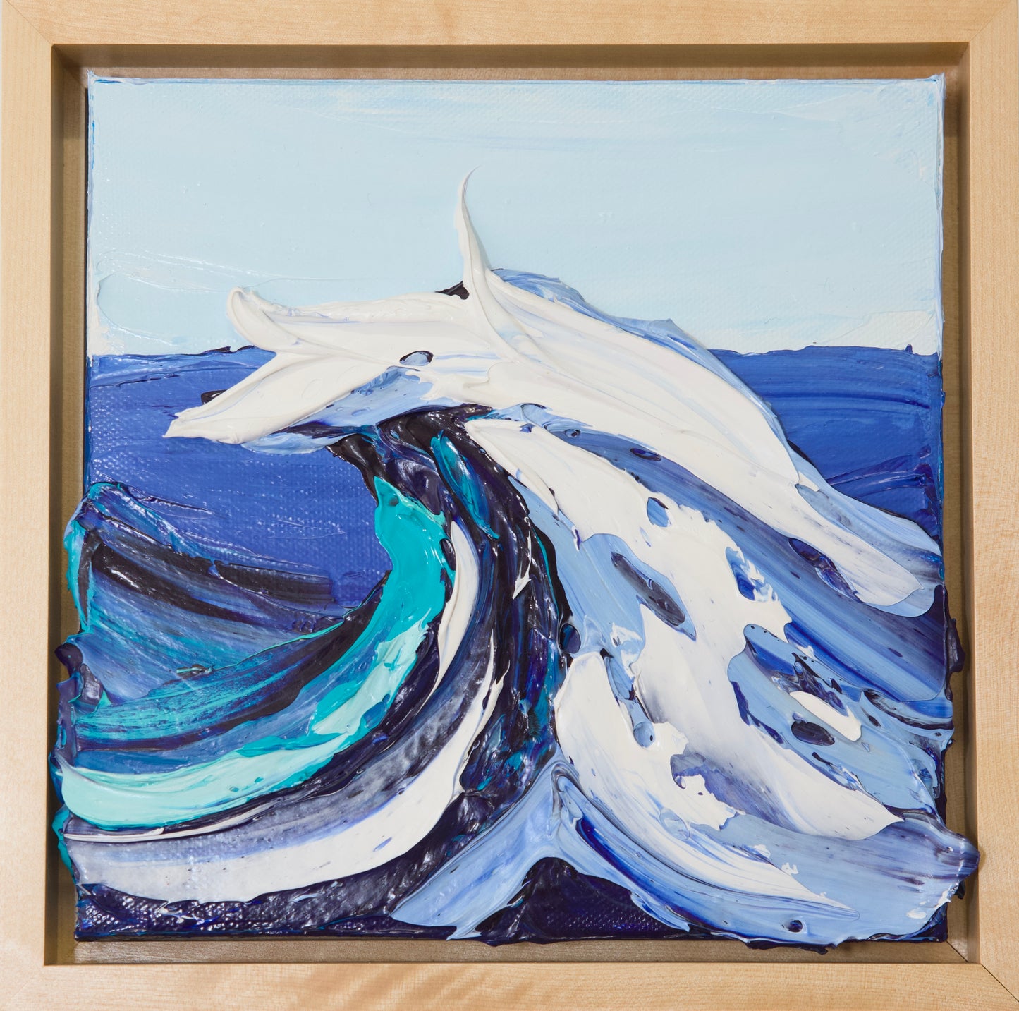 Waves Texture Art | Thick Texture Coastal Calm
