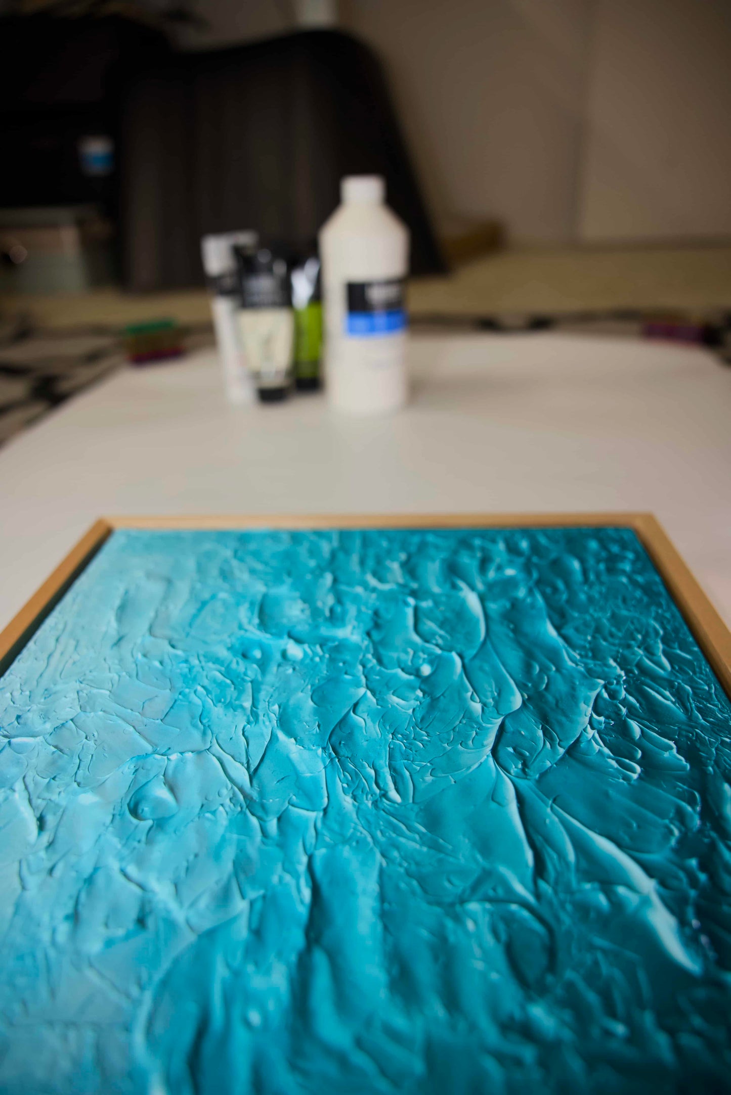 Original Texture Ocean Art | Unique Texture Art