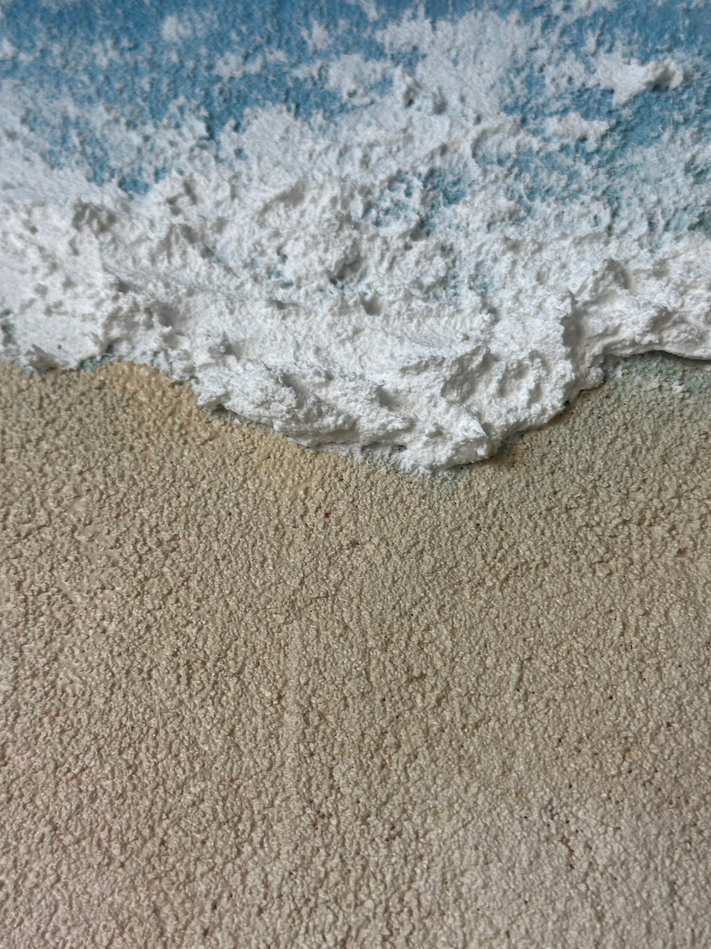 Textured Waves Art | Blue Waves Abstract Art