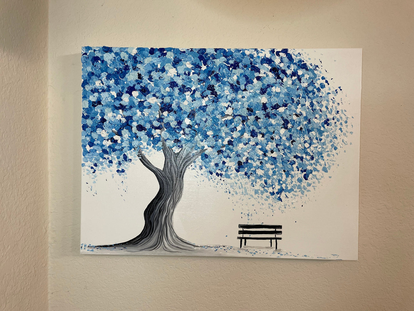 Tree of Life Abstract painting | Huge Tree Acrylic Painting | Colorful wall art