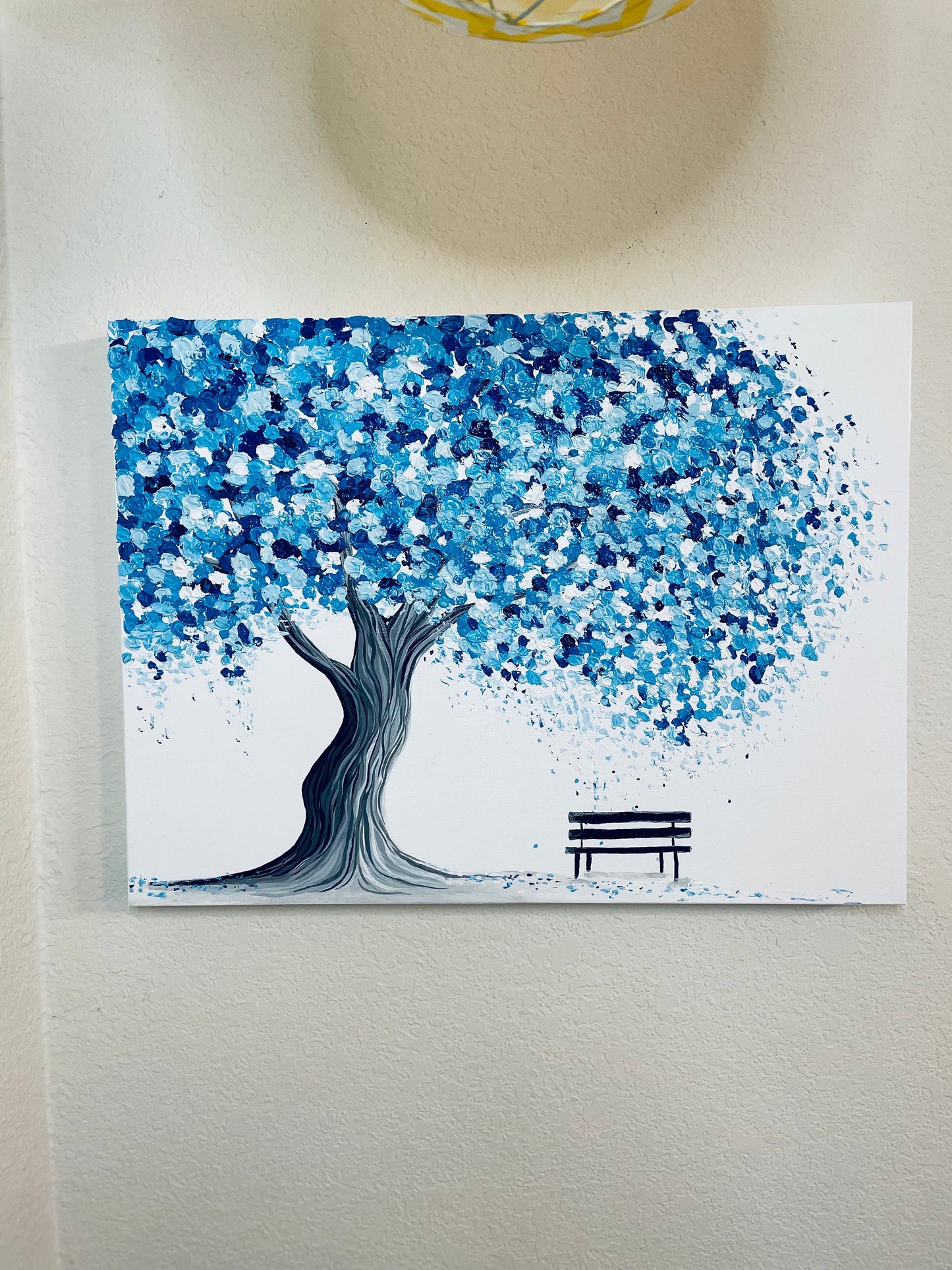 Tree of Life Abstract painting | Huge Tree Acrylic Painting | Colorful wall art