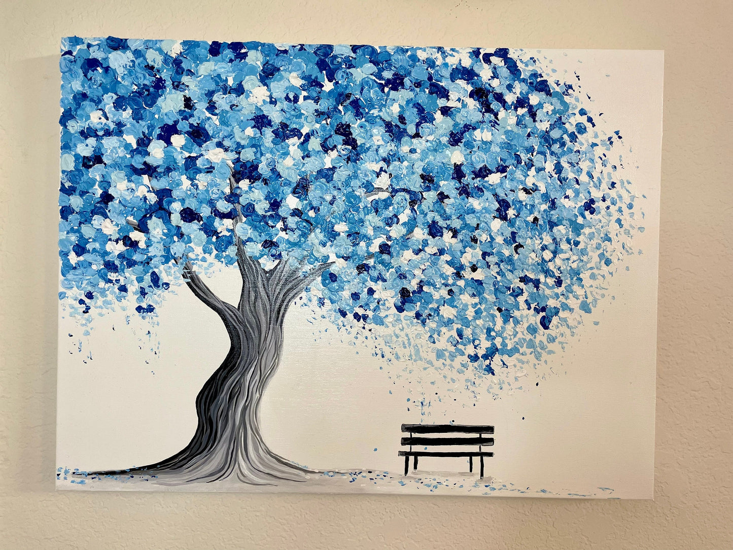Tree of Life Abstract painting | Huge Tree Acrylic Painting | Colorful wall art