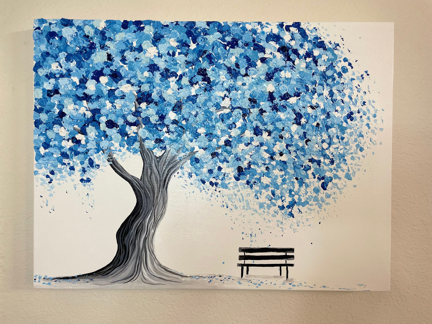 Tree of Life Abstract painting | Huge Tree Acrylic Painting | Colorful wall art