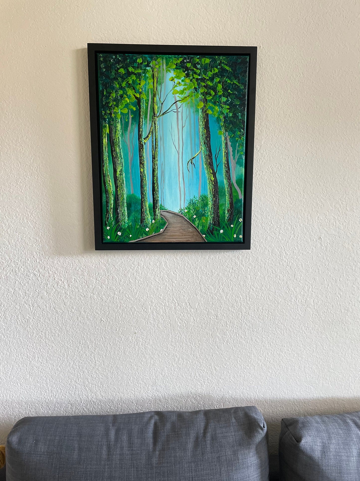Into the Woods | Abstract Forest Art | Magical forest | Nature Art