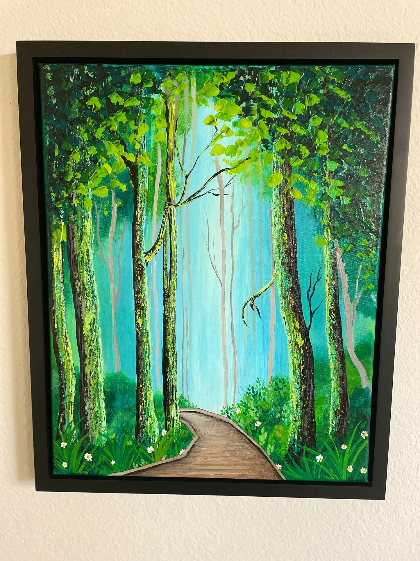 Into the Woods | Abstract Forest Art | Magical forest | Nature Art