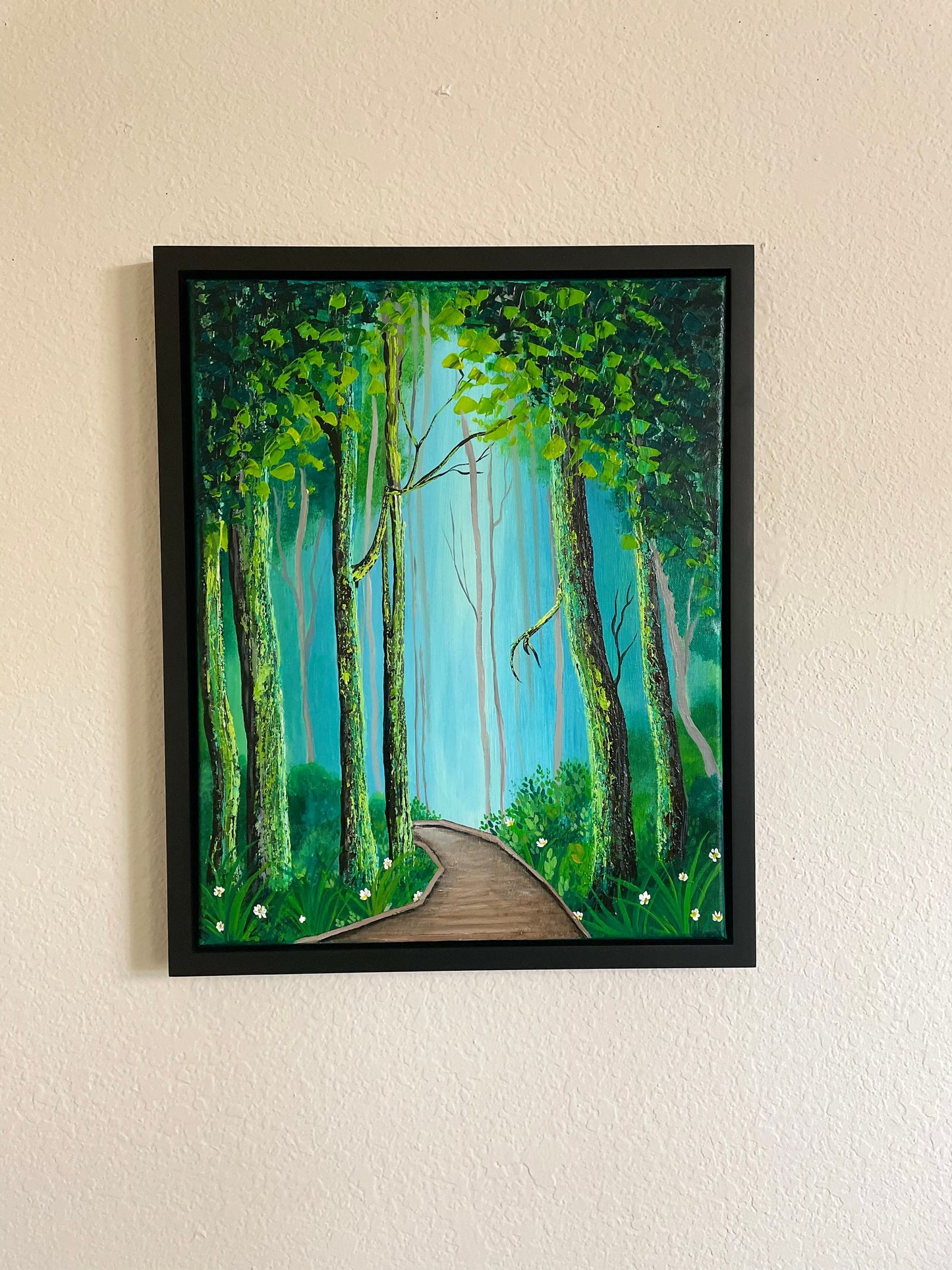 Into the Woods | Abstract Forest Art | Magical forest | Nature Art
