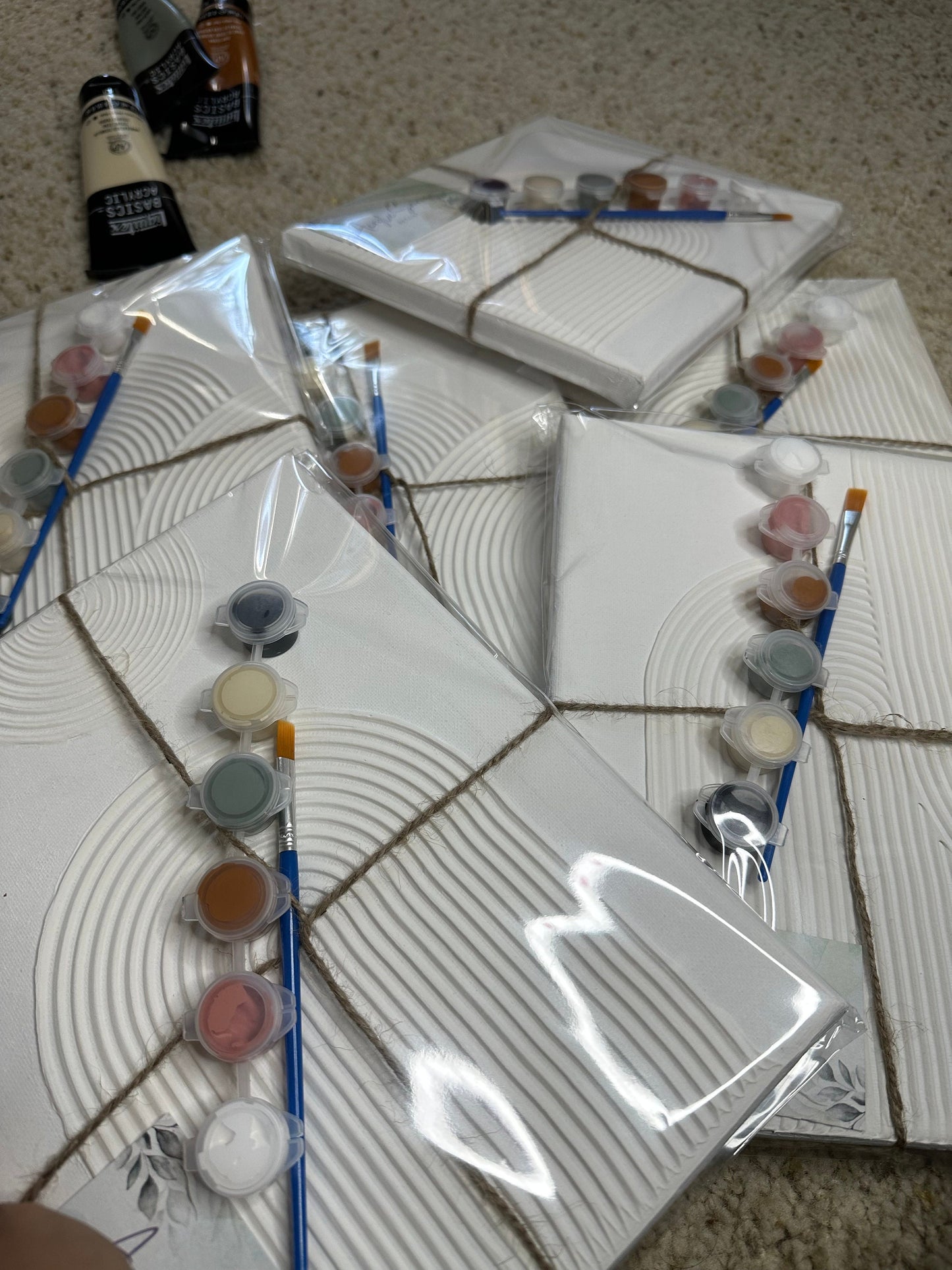 DIY Textured Art Kit | Textured Art Gift Set | Texture art | Gifts for her | Art Project