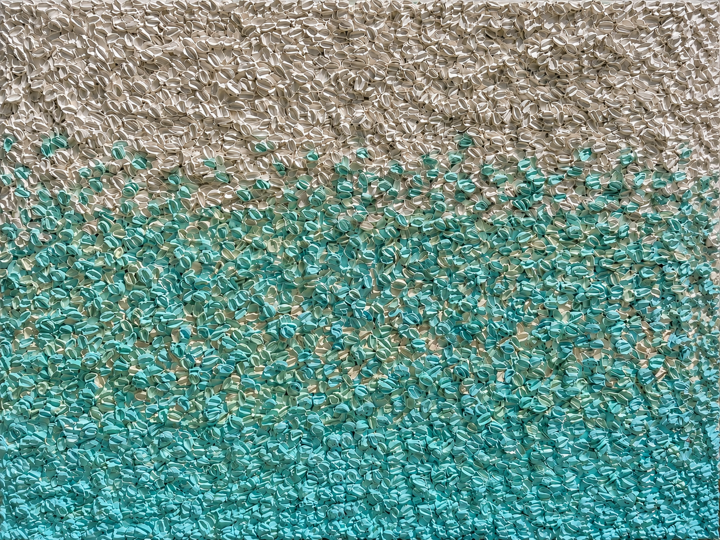 You Deserve the Calm Too | Original Contemporary Textured Ocean Wall Art | 30×40 on Wooden Panel