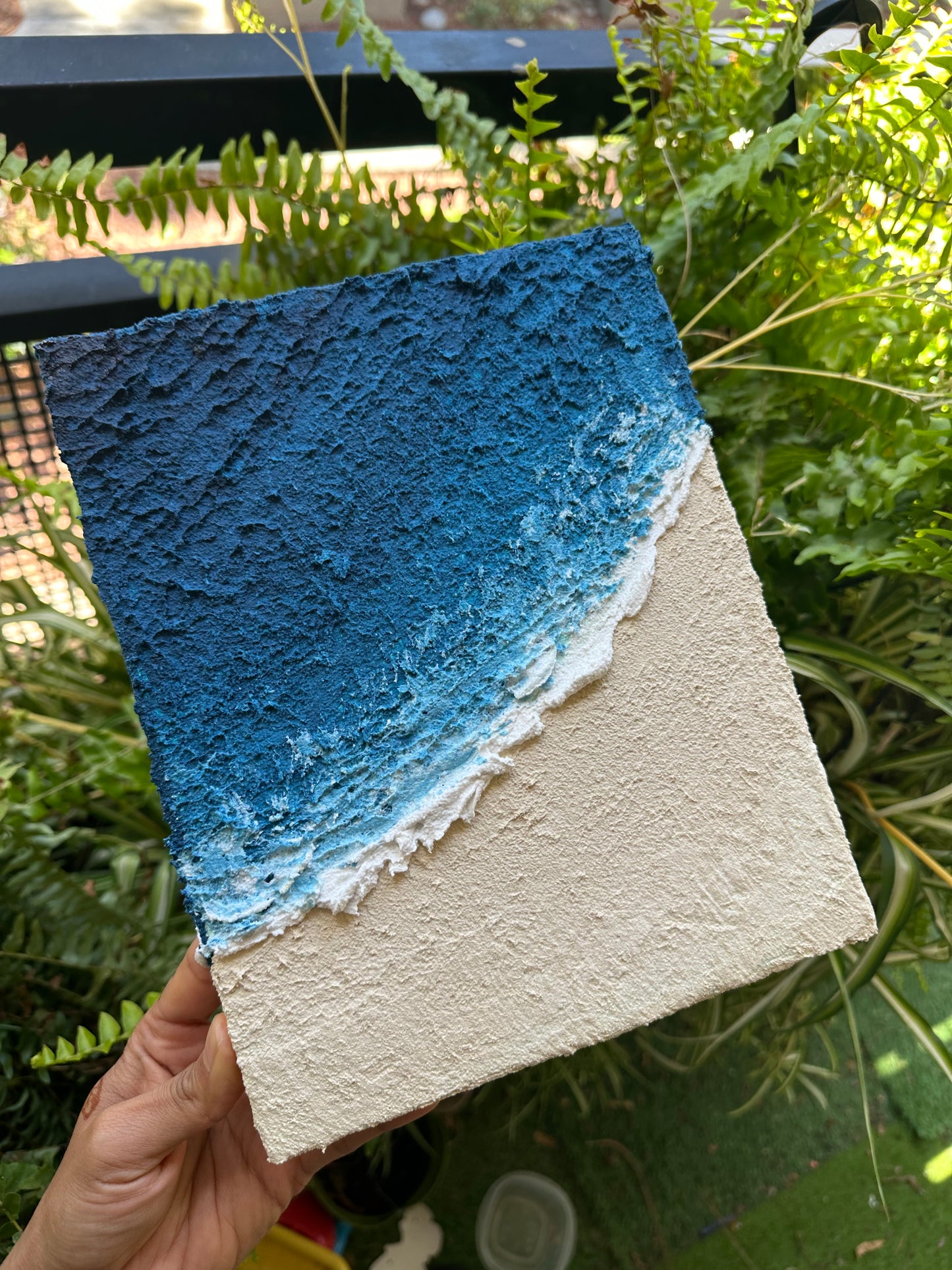 Waves Textured Art Workshop 🌊 | August 1, 11am -1pm | Sunnyvale