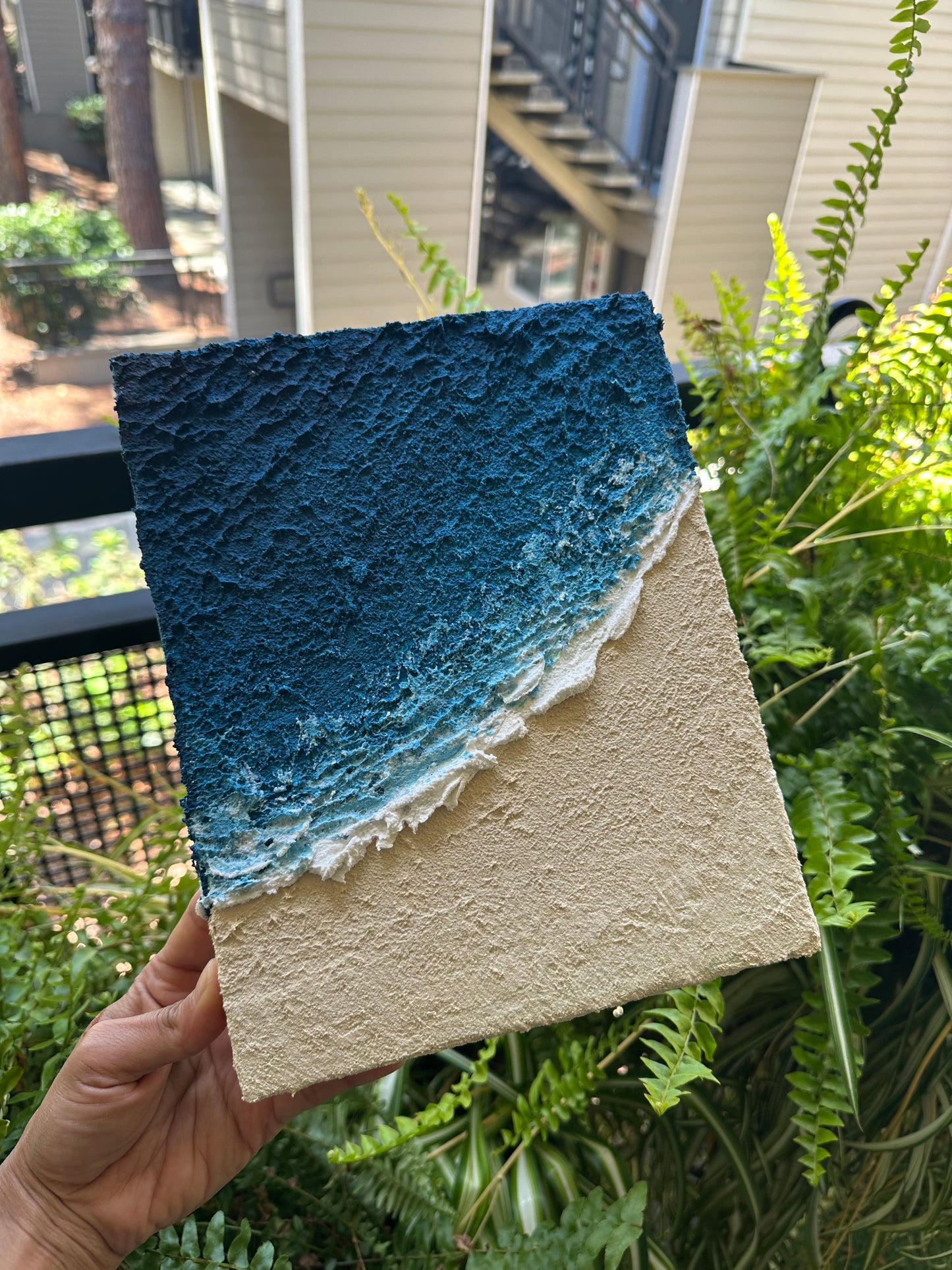 Waves Textured Art Workshop 🌊 | August 1, 11am -1pm | Sunnyvale