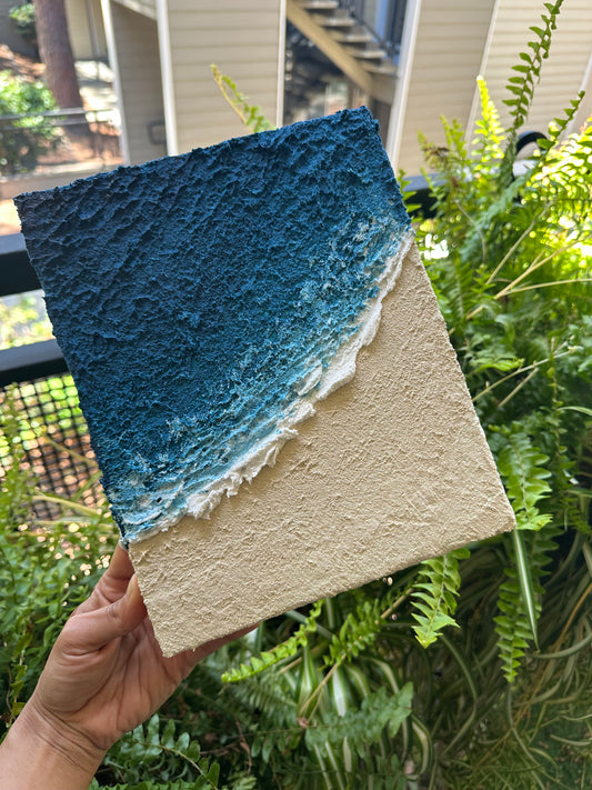 Waves Textured Art Workshop 🌊 | August 1, 11am -1pm | Sunnyvale