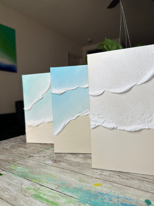 Textured Waves – Coastal Acrylic Workshop | March 28