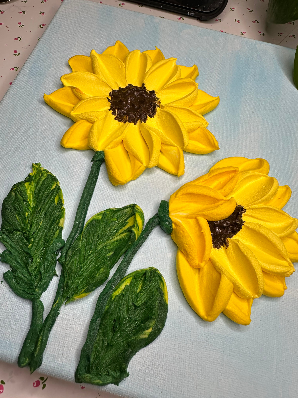 Sunflower Texture Art | 8x10 in