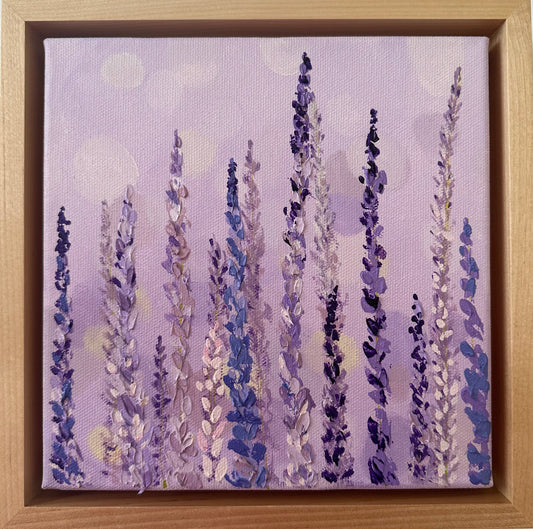 Lavender Abstract Art | Texture Art | Spring Floral Art | Gifts | Home Decor