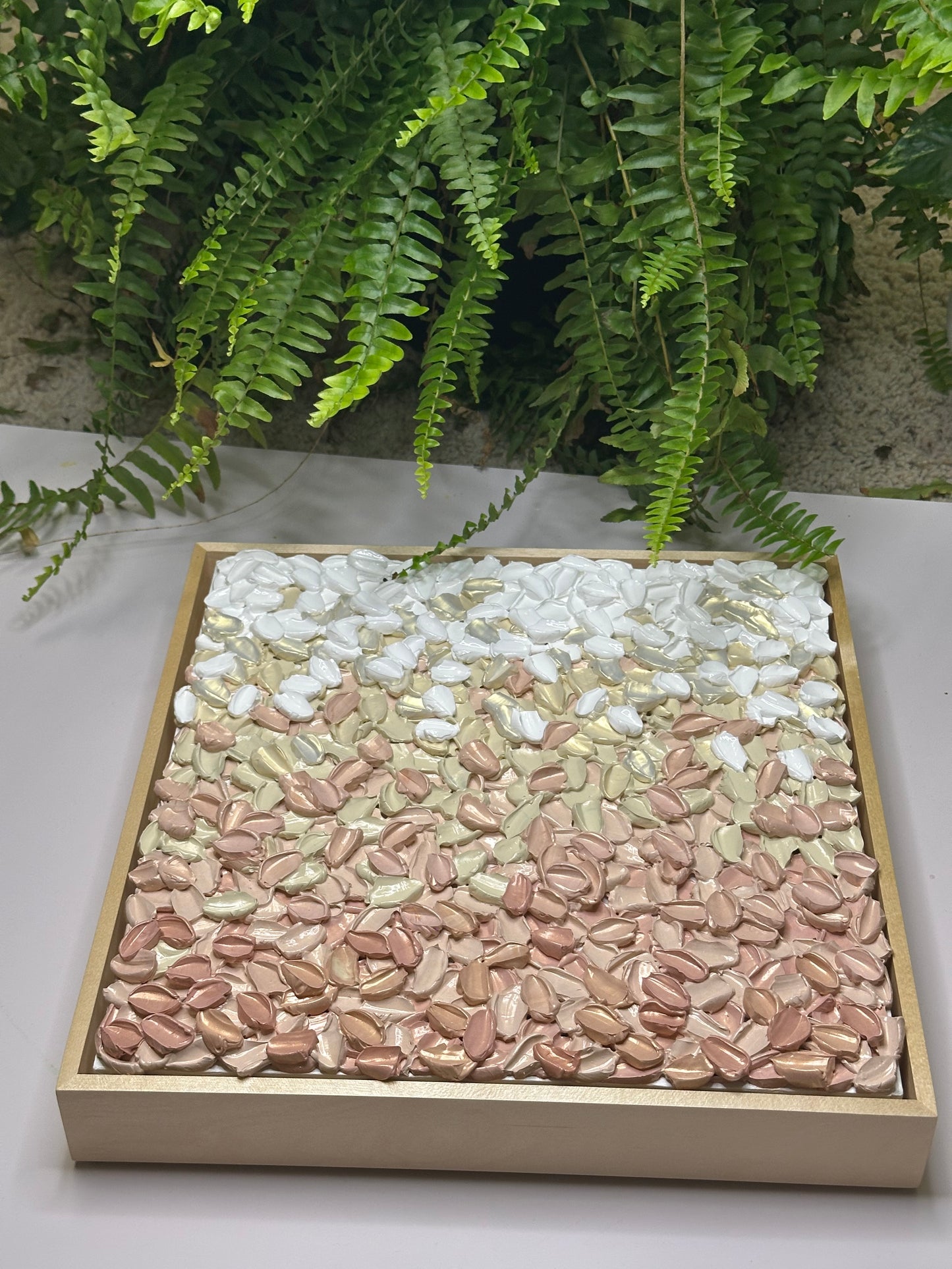 Calm Stays Here – Original Textured Abstract Art