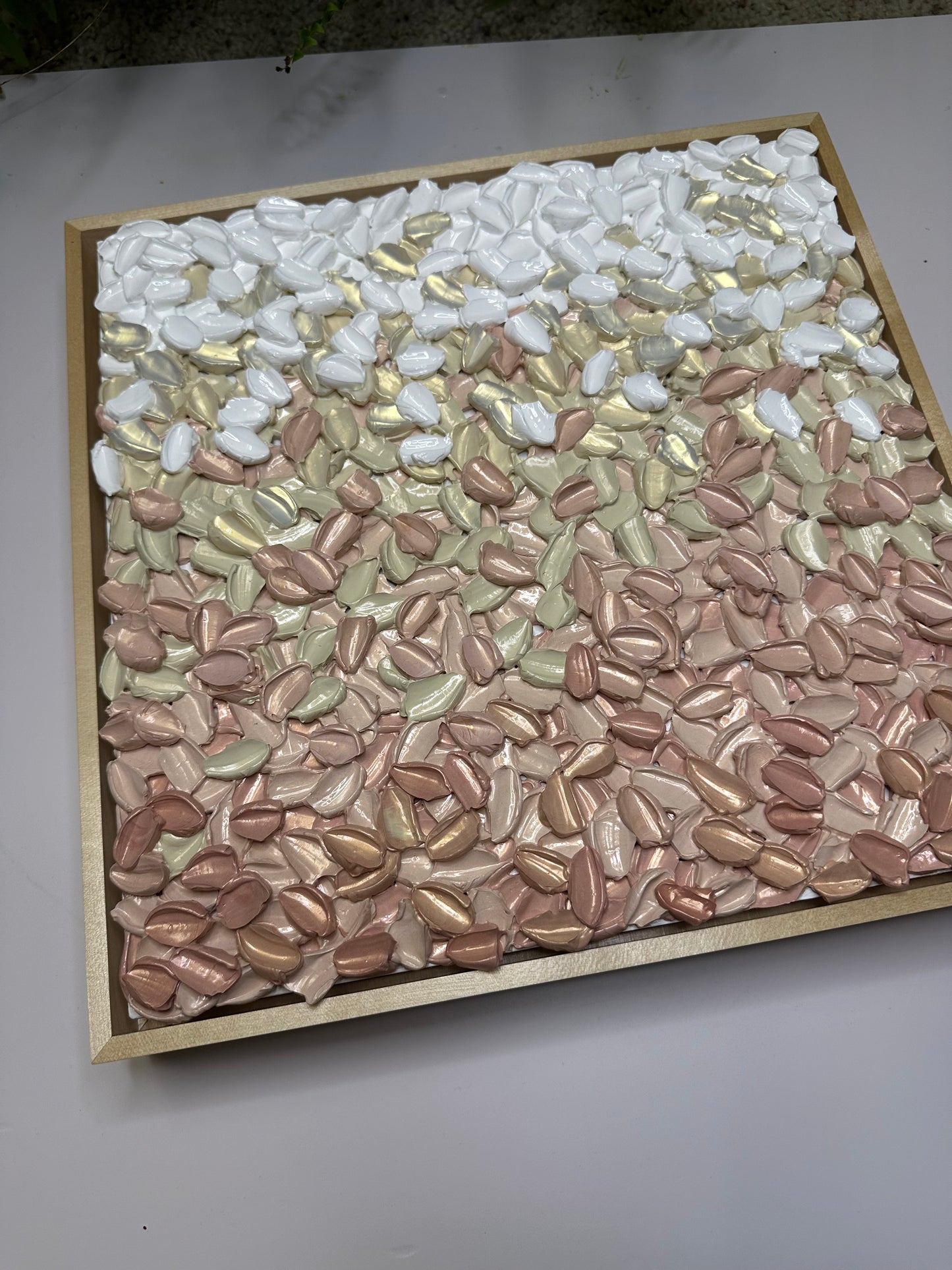 Calm Stays Here – Original Textured Abstract Art