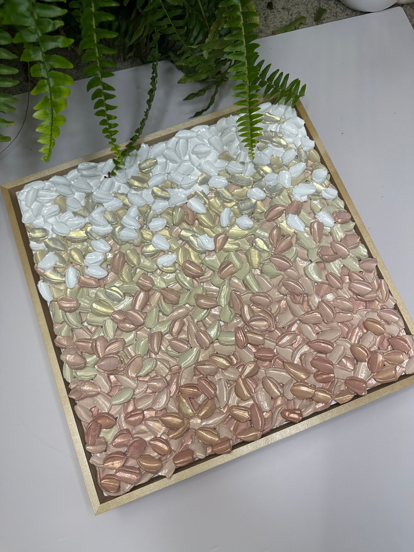 Calm Stays Here – Original Textured Abstract Art