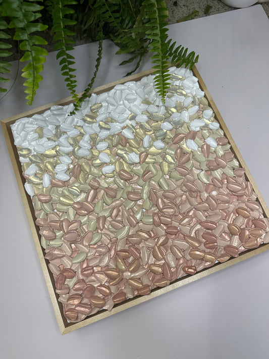 Calm Stays Here – Original Textured Abstract Art