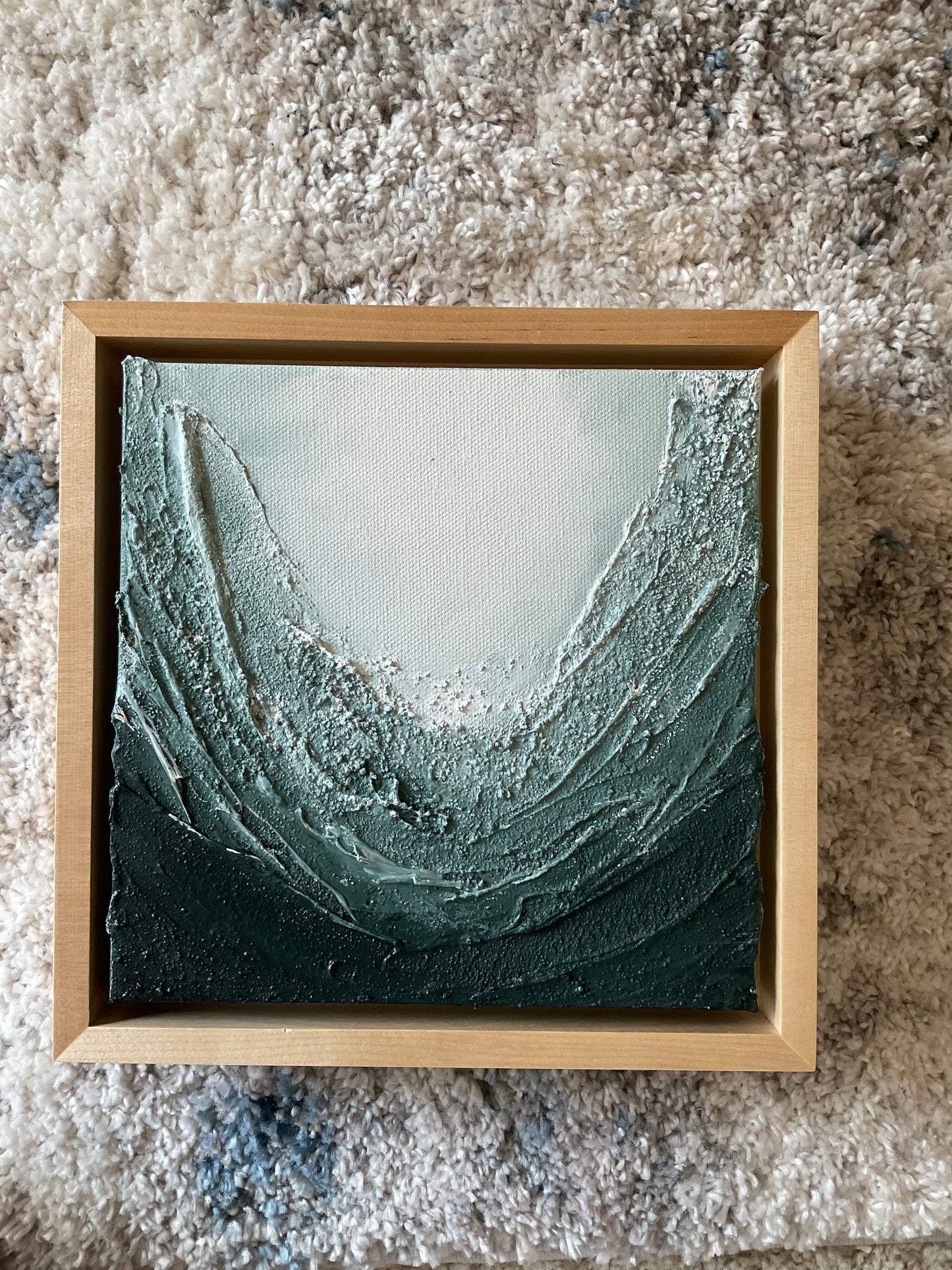 Textured Ocean Wave | Ocean series | Abstract art