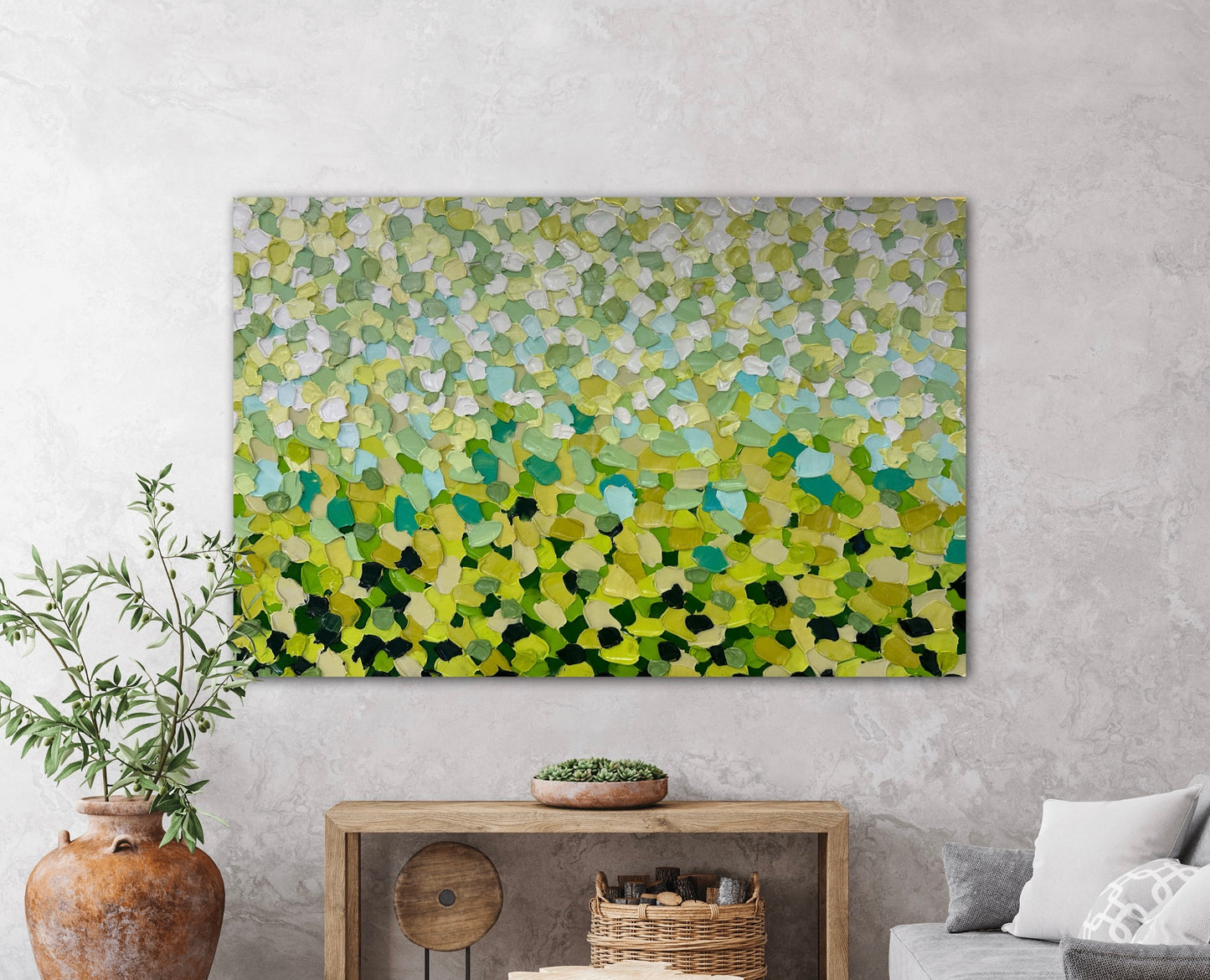 Wilderness Retreat | Thick Texture Art | Large Impasto Painting