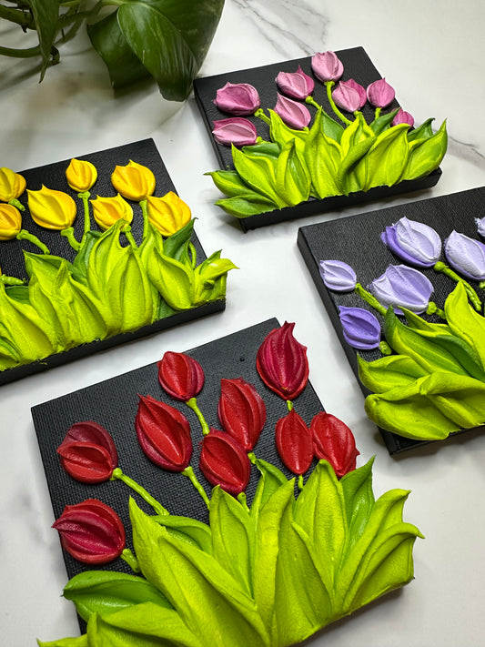 🌷 Online Tulip Texture Art Workshop | 21st August 6:30 PM - 8:00 PM PST